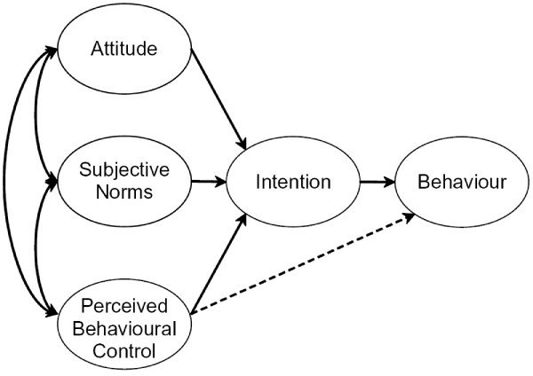Theory of Planned Behaviour (Ajzen, 1991). | Download Scientific ...